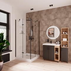 Душевое ограждение Niagara Nova NG-6813-08 BLACK
