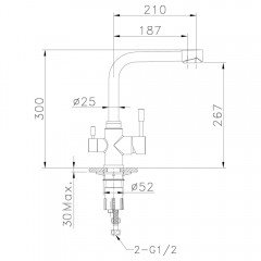 Смеситель для кухни Lemark Expert LM5061S