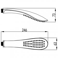 Ручной душ Lemark LM8006C