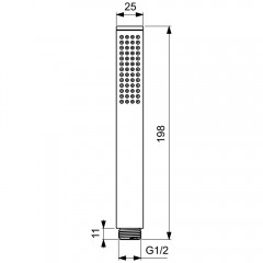Ручной душ Ideal Standard IdealRain BC774XG