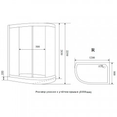 Душевая кабина Timo Ilma 902 Black R