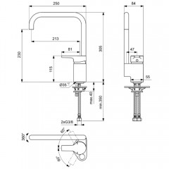 Смеситель для кухни Ideal Standard Active B8084AA