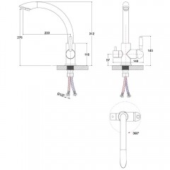 Смеситель для кухни Paulmark Essen Es213001-401