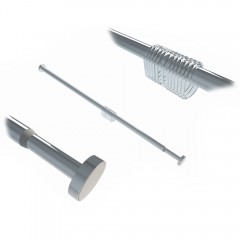 Карниз для ванной комнаты WasserKRAFT Dinkel SC-461120