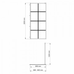 Душевое ограждение WasserKRAFT Glan 66W39