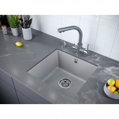 Мойка кухонная Paulmark Brilon PM104546-GRM