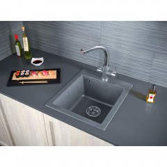 Мойка кухонная Paulmark Leer PM104249-DG
