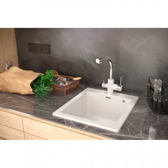 Мойка кухонная Paulmark Praktisch PM105152-WH