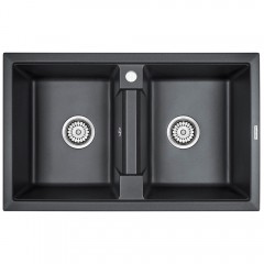 Мойка кухонная Paulmark Tandem PM238150-BL