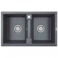 Мойка кухонная Paulmark Tandem PM238150-DG