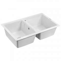Мойка кухонная Paulmark Tandem PM238150-WH