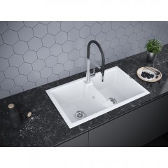 Мойка кухонная Paulmark Tandem PM238150-WH