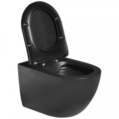Унитаз подвесной SantiLine SL-5002MB безободковый