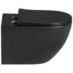 Унитаз подвесной SantiLine SL-5002MB безободковый