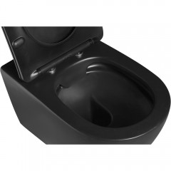 Унитаз подвесной SantiLine SL-5002MB безободковый