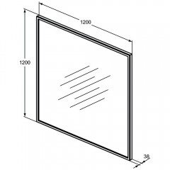 Зеркало Ideal Standard Conca T3968BH
