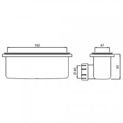Сифон для поддона Ideal Standard Ultraflat New T4493V3