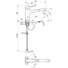 Смеситель для кухни Ideal Standard Ceraplan III B0956AA