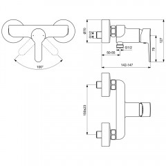 Смеситель для душа Ideal Standard Sesia BC207AA