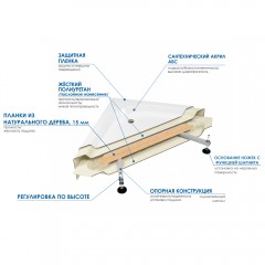 Поддон акриловый Wemor 70/24 S