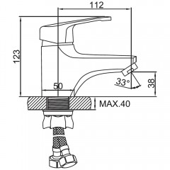 Смеситель для раковины Ledeme H32 L1032
