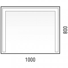 Зеркало Corozo Алано 100 SD-00001023