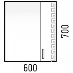 Зеркало-шкаф Corozo Олимп 60 SD-00000653