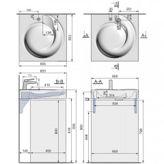 Раковина Stella Polar Киото 60x60 SP-00000796