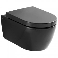 Инсталляция Grohe Rapid SL 38721001 + унитаз SSWW CT2037 black с сиденьем