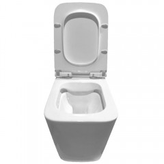 Инсталляция Geberit Duofix 458.125.21.1 + унитаз Cerutti Maiella aria B-2370-3 безободковый с сиденьем
