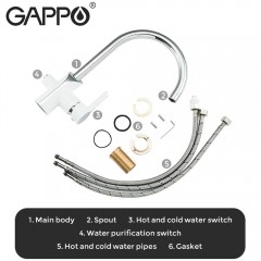 Смеситель для кухни Gappo G03-8 G4303-8