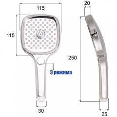 Душевая система Gappo G91 G2491-50 с термостатом
