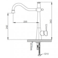 Смеситель для кухни Gappo G98 G4398-12