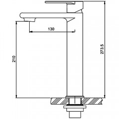 Смеситель для раковины Gappo G99 G1099-22