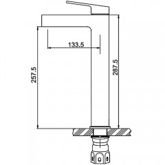 Смеситель для раковины Gappo G99 G1099-32