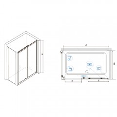 Душевое ограждение RGW Classic CL-48 150x100 32094805-011