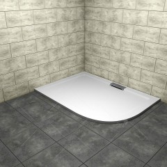 Поддон из литьевого мрамора RGW Marble GWS-41L 100x90 03150490-01L