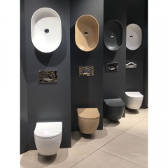 Унитаз подвесной безободковый beWash Bogen 88303280 антрацит