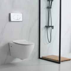 Унитаз подвесной Esbano Fortex white безободковый торнадо