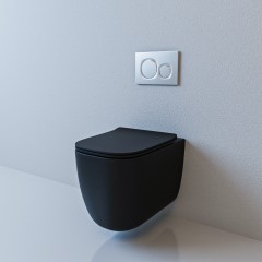 Унитаз подвесной Esbano Garant matt black безободковый