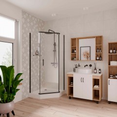 Душевое ограждение Niagara Nova NG-6834-08 BLACK