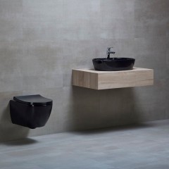 Раковина накладная beWash Bogen 88611106 чёрный глянцевый