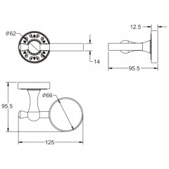 Стакан Rose RG1012Q