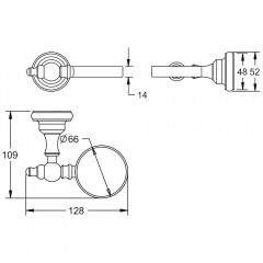 Мыльница Rose RG1103