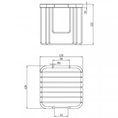 Держатель туалетной бумаги AltroBagno Aperto 082005 NeOp