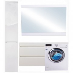 Тумба с раковиной Style Line ElFante Даллас 150 подвесная белый (2 ящика) L