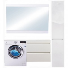 Тумба с раковиной Style Line ElFante Даллас 150 подвесная белый (2 ящика) R