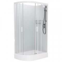 Душевая кабина Frank F411R M white без крыши