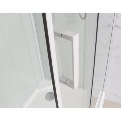 Душевая кабина Frank F412L M white без крыши