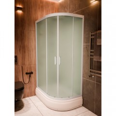 Душевая кабина Frank F412/1L M white без крыши